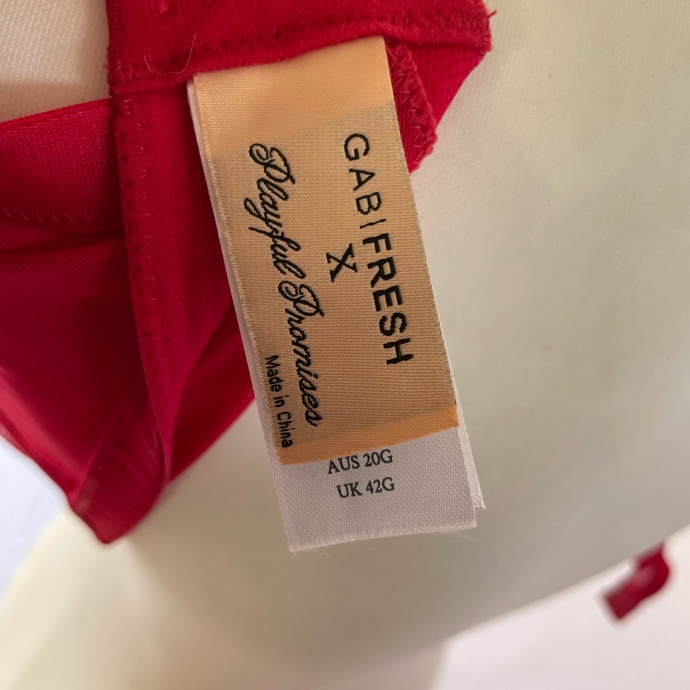 Gabi Fresh by Playful Promises Red Bra, 42I - Picture 6 of 6